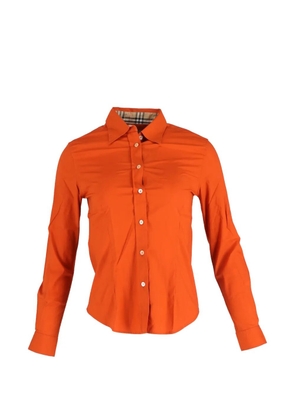 Burberry Pre-Owned button-down shirt - Orange