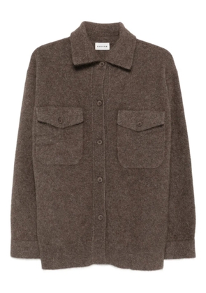 P.A.R.O.S.H. buttoned flap-pocket cardigan - Brown