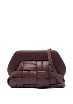 Themoirè woven shoulder bag - Red