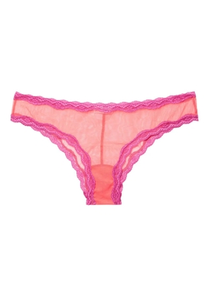 Fleur Du Mal tulle brief - Orange