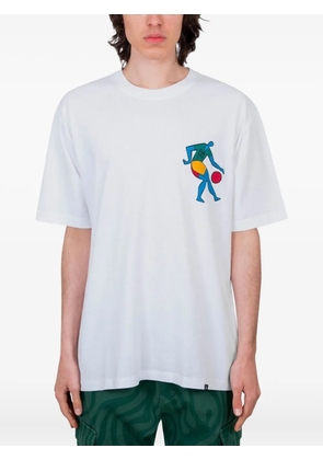 BY PARRA graphic-print cotton T-shirt - White