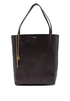 Chloé Spin charm-detail tote bag - Purple