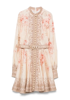ZIMMERMANN Illuminate mini dress - Neutrals