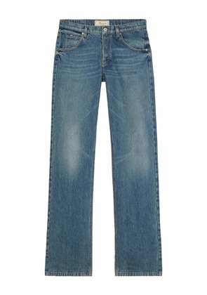 Blumarine logo-print jeans - Blue