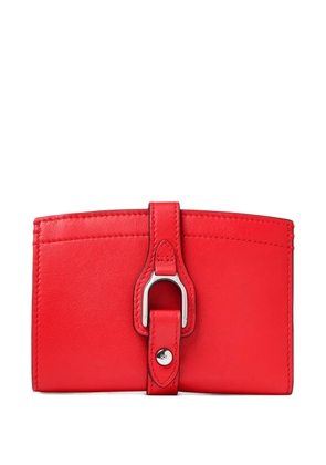 Ralph Lauren Collection buckle leather wallet - Red