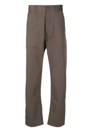 Nanushka high-rise straight-leg trousers - Green