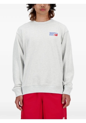 New Balance logo-detail crew-neck sweatshirt - Grey