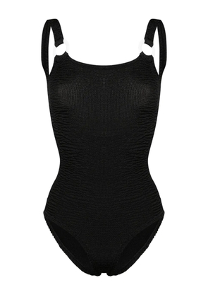 PARAMIDONNA Sophia crinkled swimsuit - Black