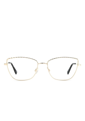 Pierre Cardin Eyewear cat eye-frame glasses - Gold