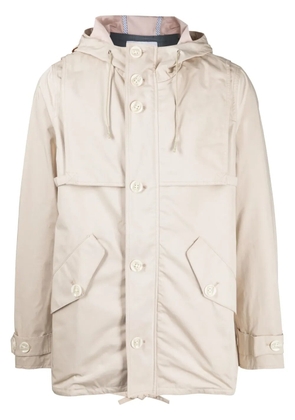 Private Stock The Leonidas hooded jacket - Brown