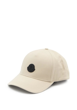 Moncler logo-patch baseball cap - Neutrals