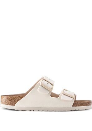Birkenstock ARIZONA vegan canvas slides - Neutrals