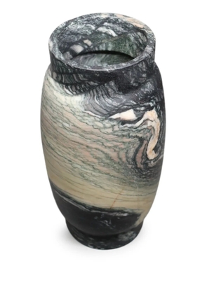 Editions Milano Stone marble vase - Green