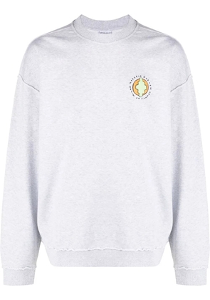 COUNTY OF MILAN Sunset Bird logo sweatshirt - Grey