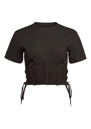 Fleur Du Mal Sabrina T-shirt - Brown