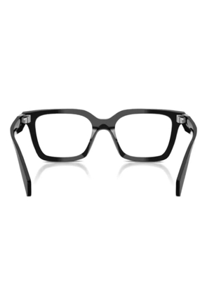 Prada Eyewear geometric-frame glasses - Black