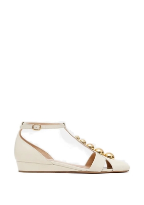 Chloé ball detail sandals - White