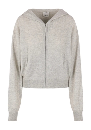 Allude zip-fastening hoodie - Grey