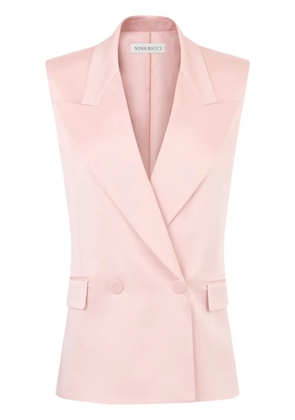 Nina Ricci double-breasted vest - Pink
