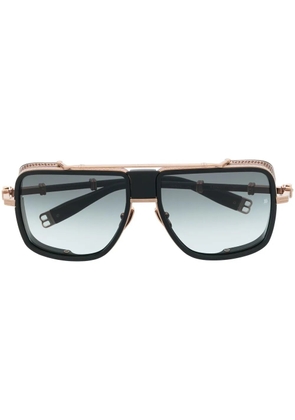 Balmain Eyewear oversized tinted sunglasses - Black