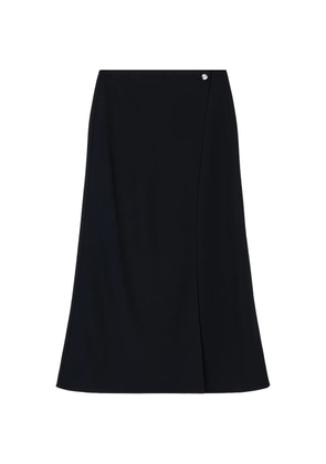 Armani Exchange front-split maxi skirt - Black