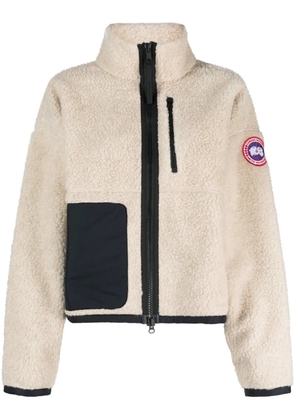 Canada Goose Simcoe fleece zip-up jacket - Neutrals