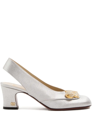 Valentino Garavani 60mm Adamantine pumps - S13 SILVER