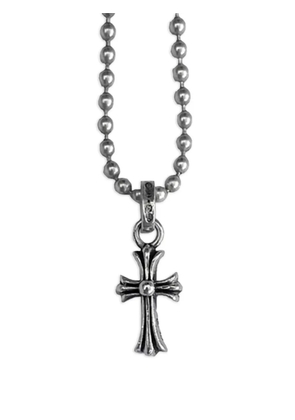 Chrome Hearts cross ball-chain pendant - Silver