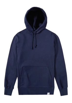 adidas drawsting-hood hoodie - Blue