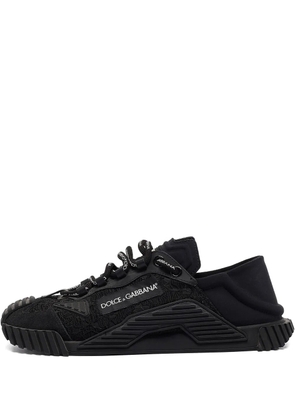 Dolce & Gabbana Pre-Owned lace-up rubber-sole sneakers - Black