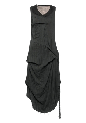 CHIAHUNG SU striped dress - Grey