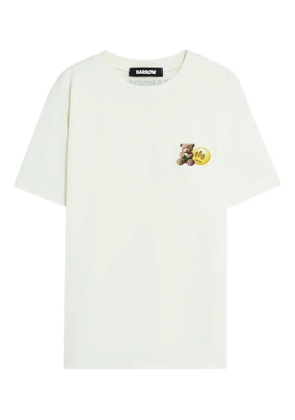 BARROW bear-print T-shirt - White