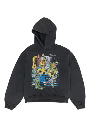 Bimba y Lola graphic-print hoodie - Black