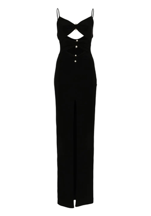 NISSA cut-out maxi dress - Black