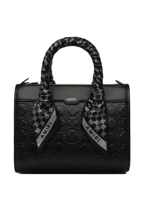 AMIRI Ma Quad Micro Triangle embossed tote bag - Black