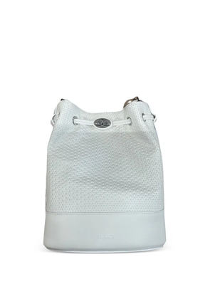 Zanellato small Monda leather bucket bag - White