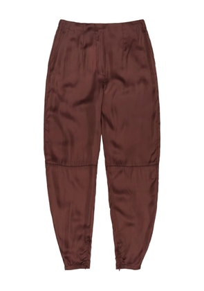 Bimba y Lola ankle-zip trousers - Brown