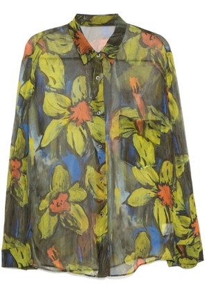 JNBY floral-print shirt - Green