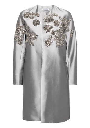 Dice Kayek Embellished coat - Grey