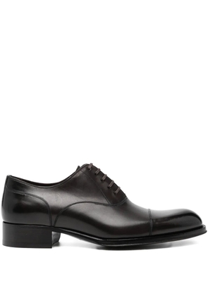 TOM FORD leather oxford shoes - Brown