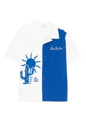 BLUE SKY INN cactus-print panelled shirt