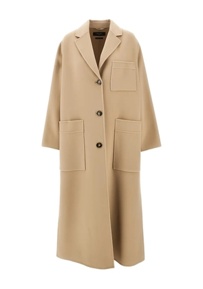 Weekend Max Mara button fastening parka coat - Neutrals