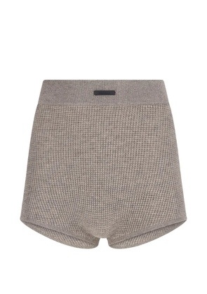 FEAR OF GOD ESSENTIALS waffle-knit shorts - Neutrals
