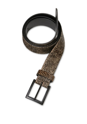 Osklen calf hair belt - Black