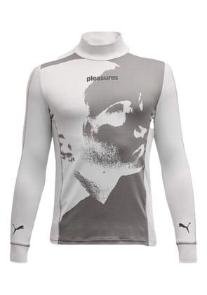 PUMA x Pleasures slogan-print T-shirt - White