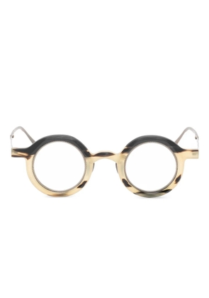 Rigards round-frame glasses - Neutrals