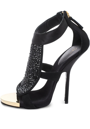 Giuseppe Zanotti Vintage 130mm crystal-embellished sandals - Black