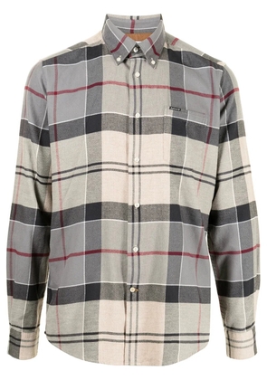 Barbour Eddert check-print shirt - Grey