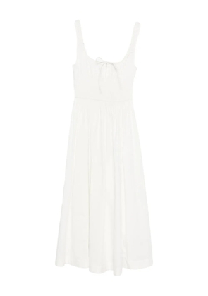 DÔEN Quilla midi dress - White