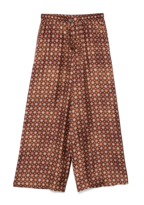 Pierre-Louis Mascia Aloe trousers - Brown